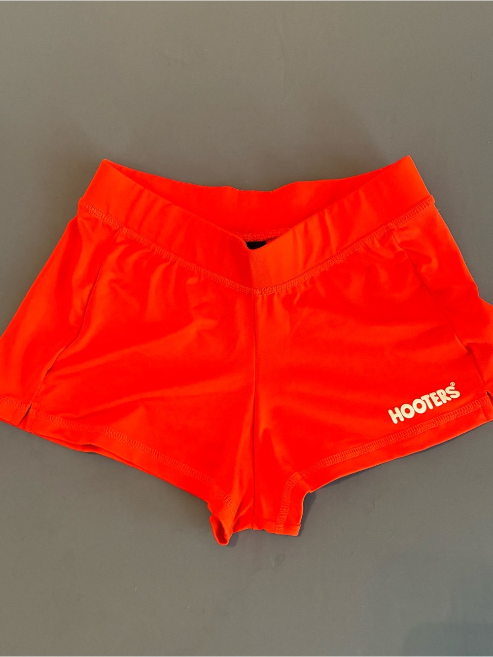 Hooters Bright Orange Athletic Shorts